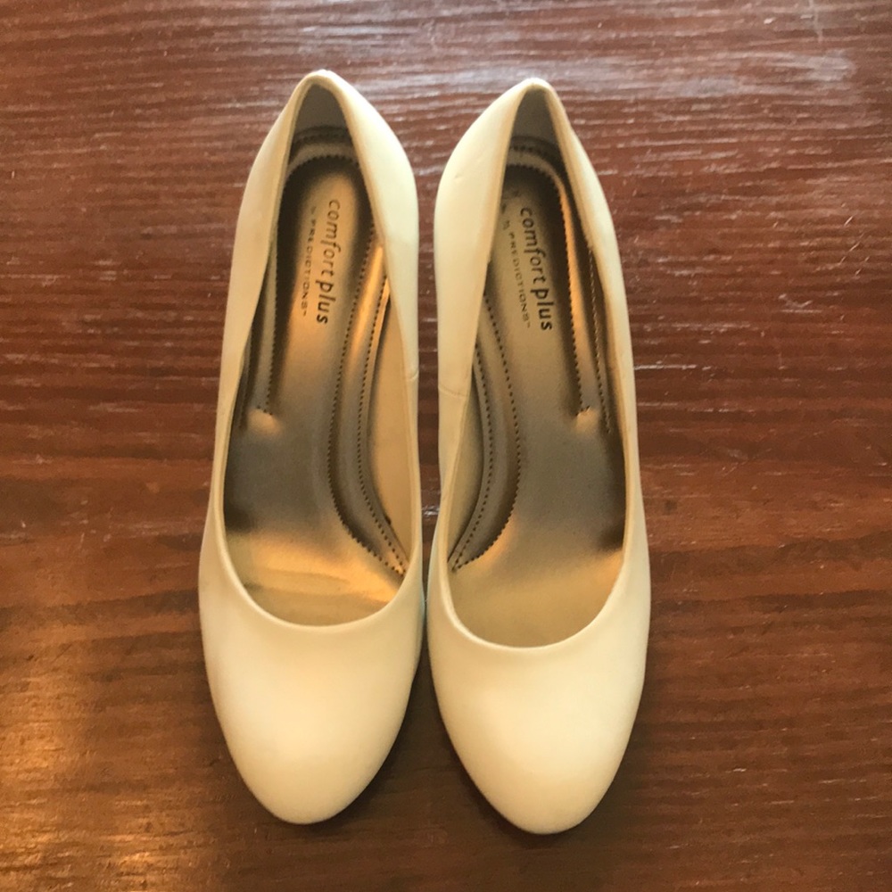 White pumps